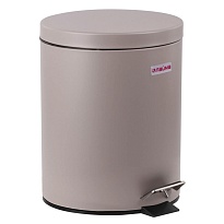 Ведро-контейнер для мусора (урна) с педалью LAIMA Classic, 12 л, серое, матовое, металл, со съемным внутренним ведром в Махачкале Ведро-контейнер для мусора (урна) с педалью LAIMA Classic, 12 л, серое, матовое, металл, со съемным внутренним ведром в Махачкале