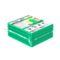 Мешки для мусора 160 л, зеленые, в пачке 10 шт., ПВД, 40 мкм, 900х1100 мм, i-Bag в Махачкале