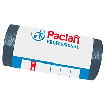 Мешки для мусора 60 л, черные, в рулоне 50 шт., ПНД, 6,2 мкм, 800х600 мм, PACLAN Professional, 604078 в Махачкале