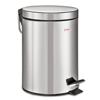 Ведро-контейнер для мусора (урна) с педалью LAIMA Classic, 12 л, зеркальное, нержавеющая сталь, со съемным внутренним ведром в Махачкале