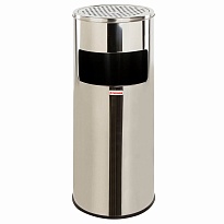 Урна с пепельницей 27 л, нержавеющая сталь, зеркальная, LAIMA PROFESSIONAL в Махачкале