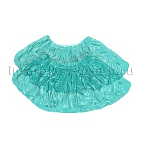 Бахилы бирюзовые 2000 шт (1000 пар), 16 мкм, однослойные, с одной резинкой, Эконом в Махачкале Бахилы бирюзовые 2000 шт (1000 пар), 16 мкм, однослойные, с одной резинкой, Эконом в Махачкале