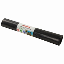 Мешки для мусора 240 л, черные, в рулоне 10 шт., ПВД 50 мкм, 1400х900 мм, LAIMA, 605337 в Махачкале