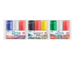 Мешки для мусора 30 л, ассорти, в рулоне 20 шт., ПНД, 9 мкм, 600х500 мм, GRIFON Триколор, 101-024 в Махачкале Мешки для мусора 30 л, ассорти, в рулоне 20 шт., ПНД, 9 мкм, 600х500 мм, GRIFON Триколор, 101-024 в Махачкале