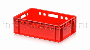 Ящик для мяса и колбасных изделий Е-2 красный в Махачкале Ящик для мяса и колбасных изделий Е-2 красный в Махачкале