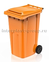 Контейнер для мусора 240 л оранжевый облегченный 240 оранжевый в Махачкале