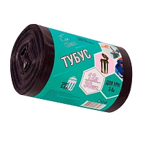 Мешки для мусора 12 л, черные, в рулоне 30 шт., ПНД, 6 мкм, 550х320 мм, Концепция Быта Tubus, 604936 в Махачкале Мешки для мусора 12 л, черные, в рулоне 30 шт., ПНД, 6 мкм, 550х320 мм, Концепция Быта Tubus, 604936 в Махачкале