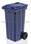 Мусорный контейнер 120 л синий