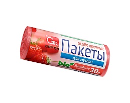 Мешки для мусора 30 л, ароматизированные, Клубника, красные, в рулоне 20 шт., ПНД, 9 мкм, 560х530 мм, GRIFON Aroma, 101-020 K в Махачкале Мешки для мусора 30 л, ароматизированные, Клубника, красные, в рулоне 20 шт., ПНД, 9 мкм, 560х530 мм, GRIFON Aroma, 101-020 K в Махачкале