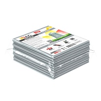 Мешки для мусора 160 л, светло-серые, в пачке 10 шт., ПВД, 40 мкм, 900х1100 мм, i-Bag в Махачкале